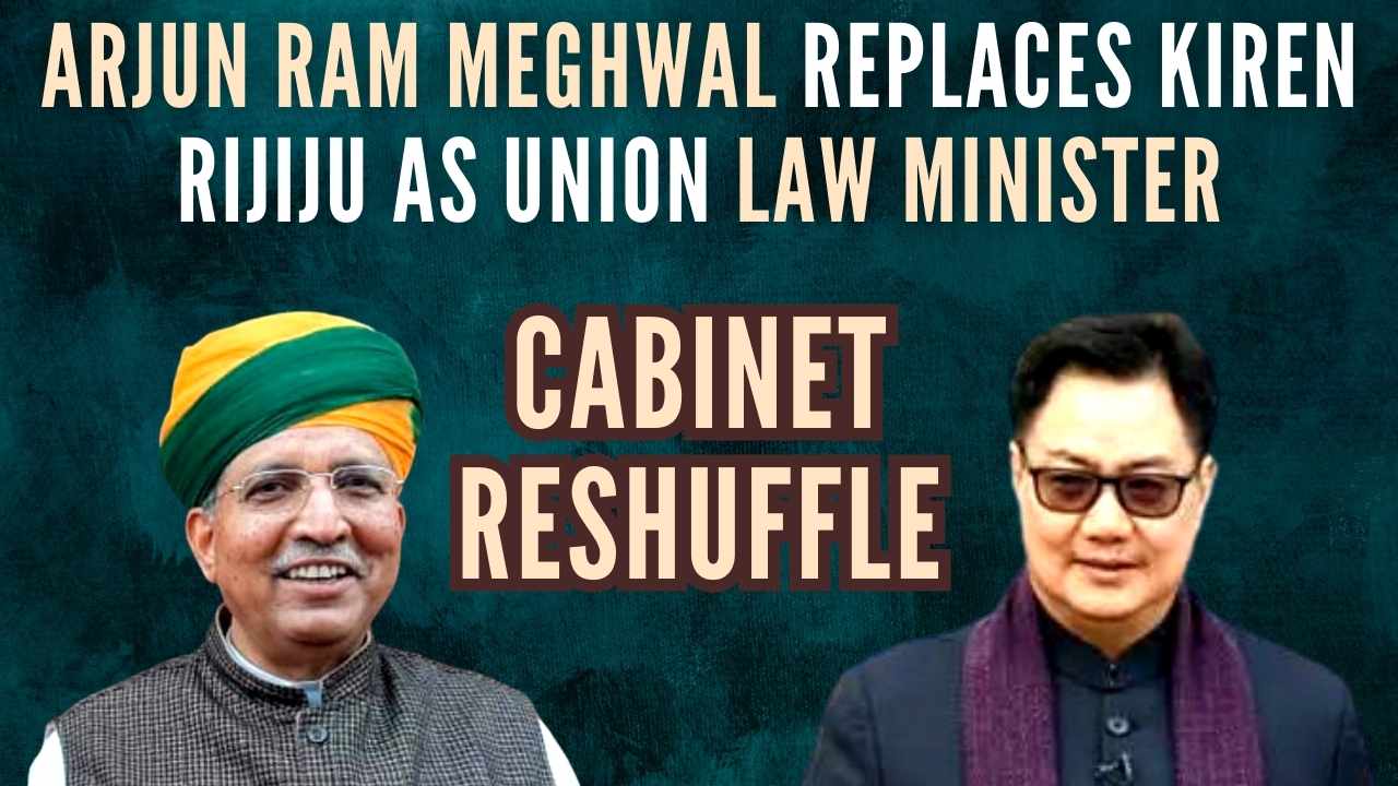 Arjun Meghwal has been given independent charge as Minister of State in the Ministry of Law and Justice along with his current ministry