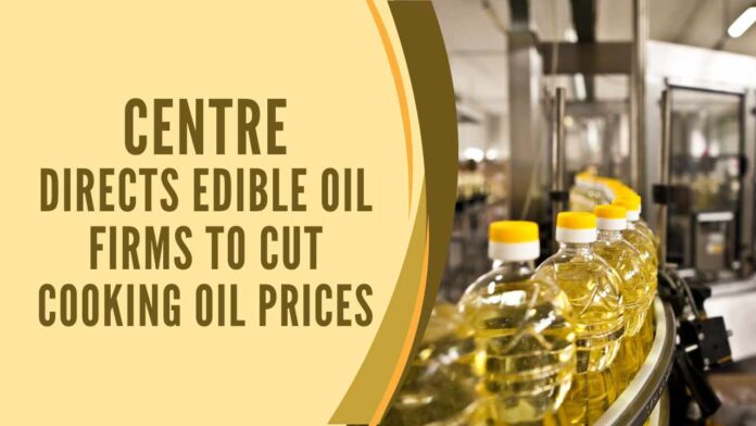 Edible oil prices beginning to show a downward trend, and are set to fall further once the industry reduces prices, consumers may get the benefit of paying less for edible oils