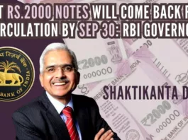 On May 19, the RBI said it will withdraw all the Rs.2000 banknotes as a part of its clean note policy and added that it will continue to be a legal tender