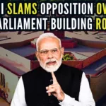 A war of words had erupted between the Congress and BJP over the inauguration of the new Parliament House by PM Modi on May 28