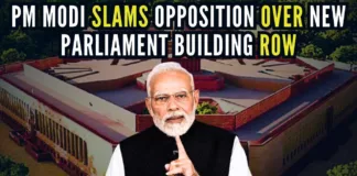 A war of words had erupted between the Congress and BJP over the inauguration of the new Parliament House by PM Modi on May 28