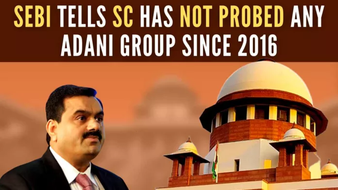 SEBI has asked for some more time to finish the probe in the Hindenburg report case to ensure carriage of justice