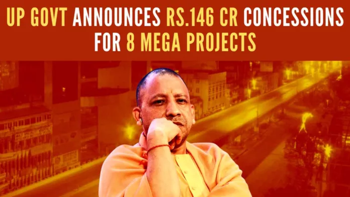 The mega projects include Jaypee Cement Aligarh, RCCPL Pvt Ltd, Rae Bareli and Gallantt Ispat Ltd, Gorakhpur