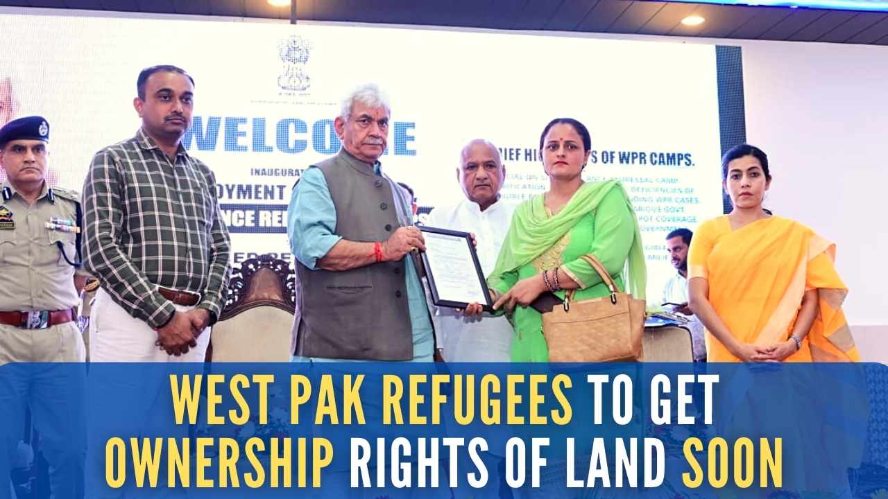 West Pakistan Refugees to be Granted Land Ownership Rights