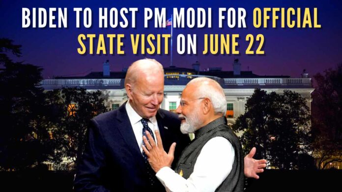 Modi's State Visit reflects the importance that President Biden attaches to his personal relationship with him and the India-US ties