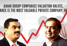 According to the report, the value of the top 500 companies from Burgundy Private and Hurun India list in India decreased marginally by 6.4 percent to Rs.212 lakh crore from Rs.227 lakh crore as on October 30, 2022