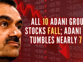 Adani Group stocks came under selling pressure on Friday when the broader market was anyway under profit-taking mode