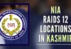 The NIA raided 12 locations in J&K to investigate a case linked to the Pakistan-backed terror network of Overground Workers and sympathizers