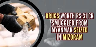 Excise and Narcotics Department officials raided two locations in Aizawl and seized 6.05 kg of the drug in the past 24 hours