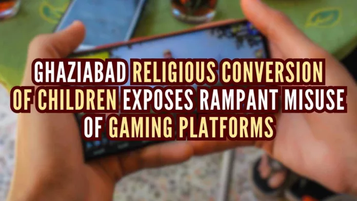 The case of the conversion of children through the gaming app 
