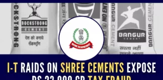The raids on Shree Cements came after IT Department officials doubted the tax deduction claims of the group