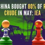 In May 2023, India and China accounted for almost 80 percent of Russian crude oil exports