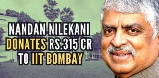 Nilekani earlier contributed Rs.85 crore to the institute, bringing the cumulative value of his support to Rs.400 crore