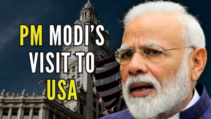 PM Modi is all set to embark on his first-ever official state visit to the US from June 21 to 24