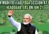 The International Yoga Day is coinciding with the PM Modi's state visit to the US, which is scheduled between June 21-25