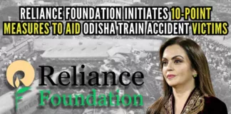 Reliance Foundation's specialist disaster management team closely coordinated with the Emergency Section, Collectorate, Balasore, and National Disaster Response Force
