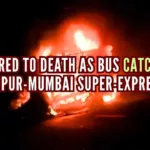 The bus, belonging to Vidarbha Travels, was traveling from Nagpur to Pune and the tragedy occurred near the Sindhkhedraja area