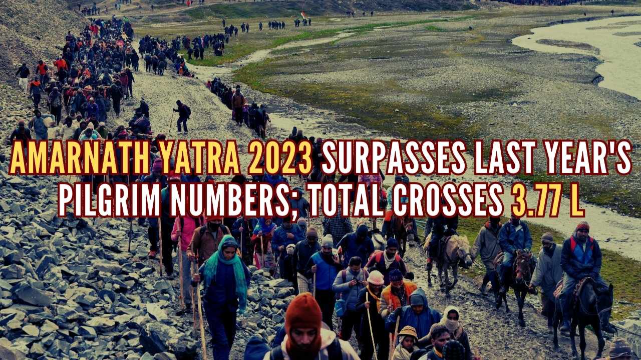 Amarnath Yatra 2023 Surpasses Last Year S Pilgrim Numbers