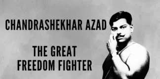 Shri. Chandrashekhar Azad was one of Bharat’s finest and bravest freedom fighters