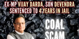 Former MP Vijay Darda and his son, Devendra Darda, have been sentenced to four years in jail for irregularities in coal block allocation in Chhattisgarh