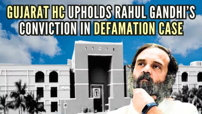 The defamation case dates back to the 2019 Lok Sabha election campaign revolves around Rahul Gandhi's comment on ‘Modi’ surname