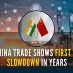 For the first time in recent years, bilateral trade between India and China declined by about 0.9%