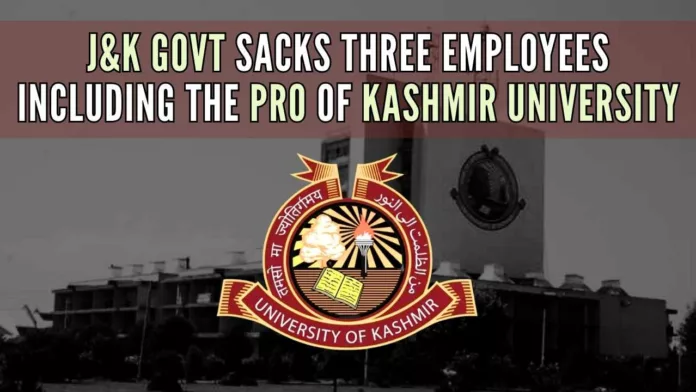 The number of government servants sacked under Article 311 (2) has climbed to 52