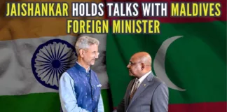 Jaishankar described the meeting as a good day for 'Neighborhood First and Security and Growth for All in the Indian Ocean Region' (SAGAR) policy of India