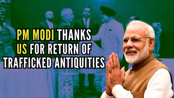 US hands over 105 trafficked antiquities, representing diverse regions and traditions of India