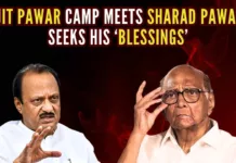 Maha Dy CM Ajit Pawar, along with all NCP ministers, met Sharad Pawar at the YB Chavan Centre a day before the commencement of monsoon session of the Maharashtra Assembly
