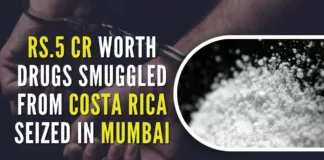 The drug consignment had been imported with a vague address and mobile number declaration
