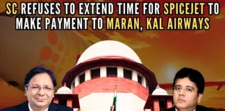 SC did not accept the vehement submissions of senior advocate Mukul Rohatgi, appearing for SpiceJet, and refused to the extend the time, saying the entire award has now become executable
