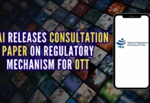 Consultation Paper on Regulatory Mechanism for OTT Communication Services, and Selective Banning of OTT Services, seeking inputs from stakeholders is put up on TRAI's website