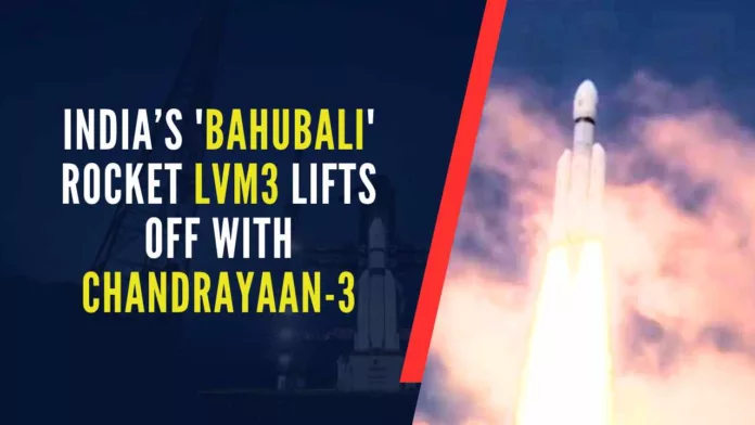The Chandrayaan-3 spacecraft comprises a propulsion module (weighing 2,148 kg), a lander (1,723.89 kg) and a rover (26 kg)