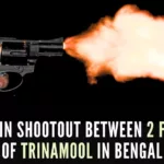The shootout was a fallout of factionalism between two camps of the local Trinamool Congress