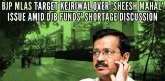 When AAP accused Finance Secretary of blocking files, the BJP targeted Kejriwal's residence 'Sheesh Mahal' & questioned spending crores of rupees on it