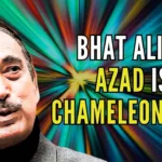 Unlike other Kashmiri Muslim leaders, Bhat is divisive and communal, part of a group that has a singular agenda of keeping J&K apart from national mainstreaming and setting up Greater Kashmir consisting of 100% Muslim Kashmir