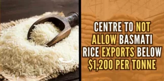Contracts for Basmati exports with the value of $1,200 per MT only and above should be registered for issue of RCAC
