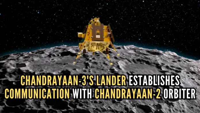 The Chandrayaan-2 Orbiter will be the backup communication channel for ISRO with the lander