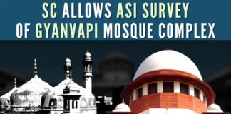 The Apex Court said that the survey of the Gyanvapi mosque complex by ASI will be carried out through “non-invasive methodology”