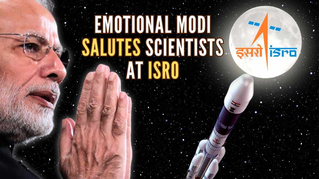 It is rare that the scientists are celebrated but Modi celebrated and saluted them like never before