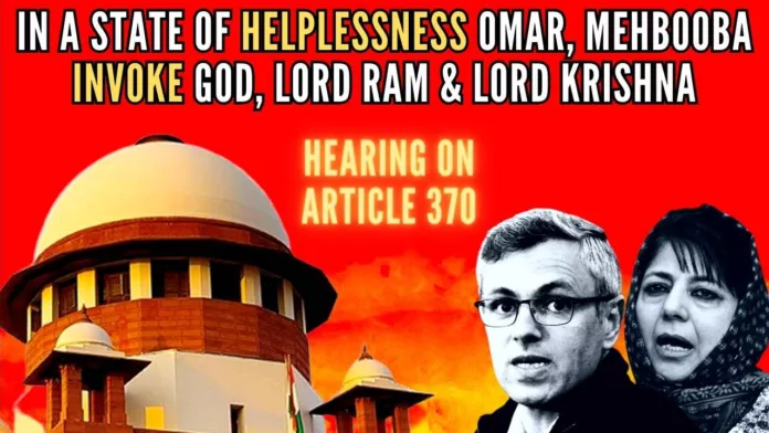 Both radicalized Omar Abdullah and Mehbooba Mufti are losing their confidence with each passing day