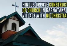 The locals claim religious conversions behind construction of church