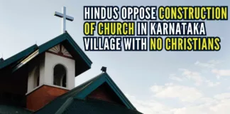 The locals claim religious conversions behind construction of church