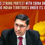 MEA’s official spokesperson Arindam Bagchi told the media that the Ministry has lodged a strong protest against the Chinese map which has laid claims on Indian territories