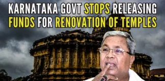 Karnataka govt stops releasing funds for renovation of temples