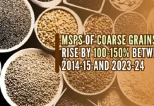Centre has requested state governments to procure coarse grains and millets as per central government guidelines