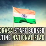 Police investigation revealed that after the Independence Day program, the Tricolour cloth was spread on the table to serve snacks to guests