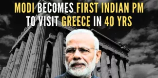PM Modi sets foot in the historic city of Athens for his first-ever visit to Greece