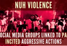 The social media groups linked to Pakistan played a role in inciting crowds during Nuh violence
